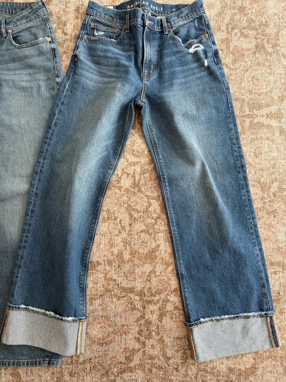 Lot of (4) Sz 6 Baggy Jeans | AE | Lucky